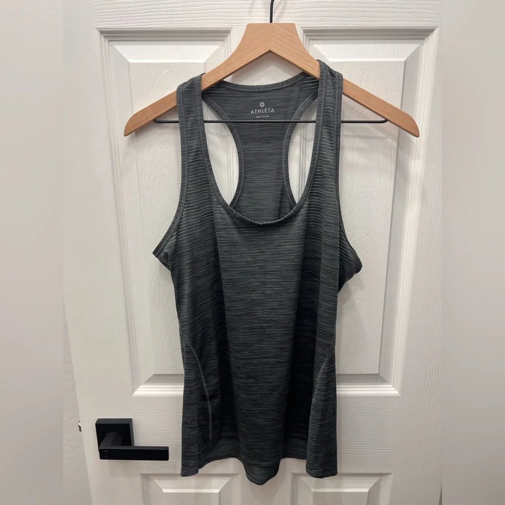 Athleta Shadow Stripe Chi Tank - Picture 2 of 5